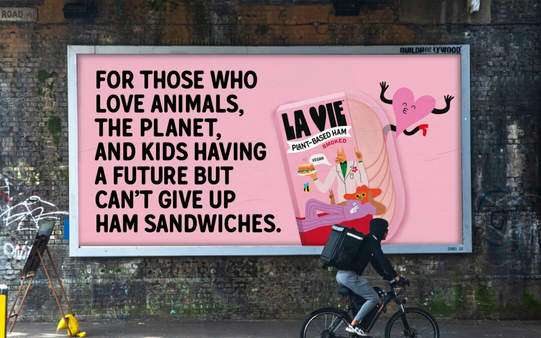 La Vie™ Plant-Based Ham is painting the London Underground pink!